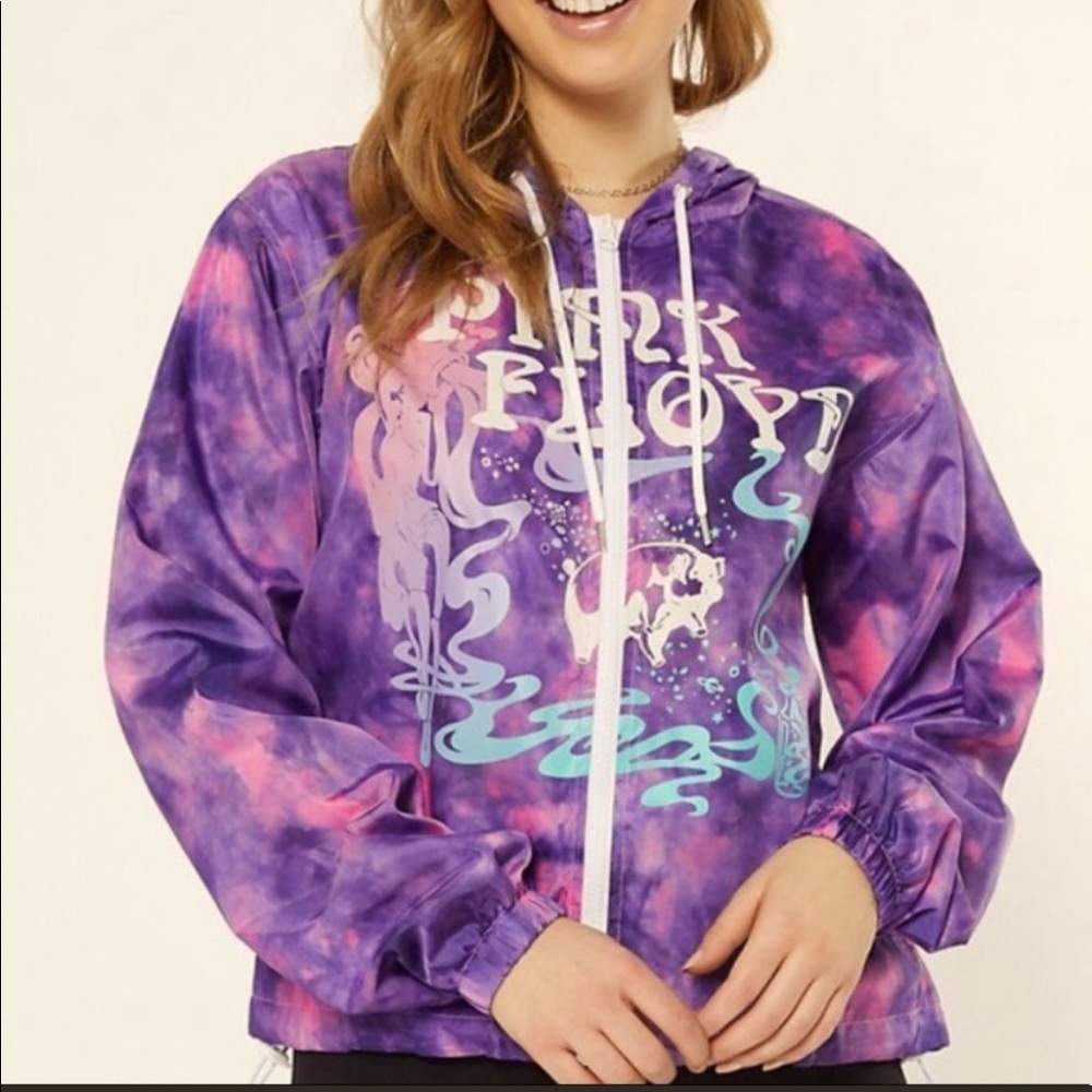 Pink Floyd Tie Dye Wind Breaker Jacket(M)brand new